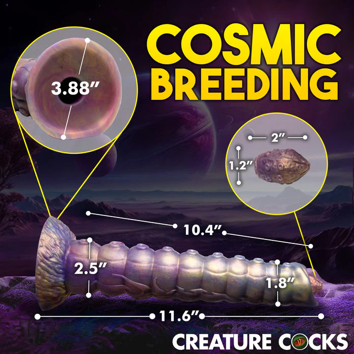 Creature Cocks Deep Invader Tentacle Ovipositor Silicone Dildo with Eggs - Image 4