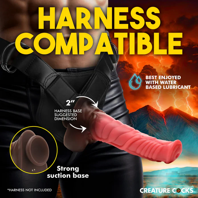 Creature Cocks Deluxe Centaur Thrusting & Vibrating Silicone Dildo - Image 3