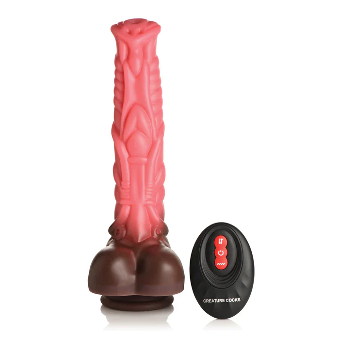 Creature Cocks Deluxe Centaur Thrusting & Vibrating Silicone Dildo - Image 8