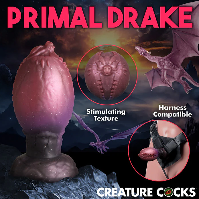 Creature Cocks Dragon Hatch Silicone Egg - XL - Image 6