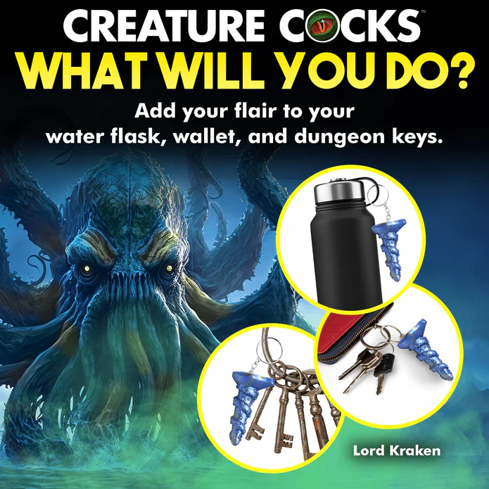Creature Cocks Lord Kraken Keychain - Image 8