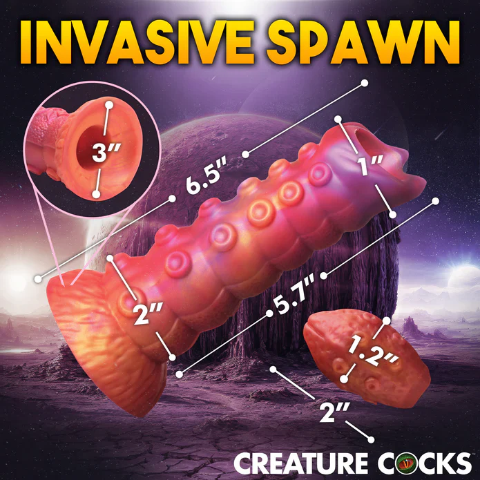 Creature Cocks Nymphoid Ovipositor Silicone Dildo - Image 4