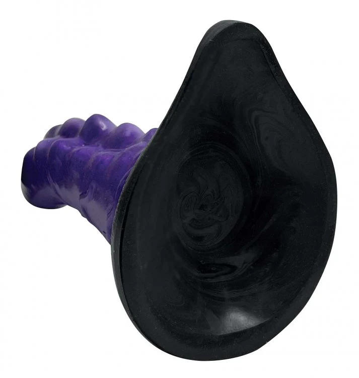 Creature Cocks Orion Invader Veiny Space Alien Silicone Dildo 7.25in - Purple - Image 10