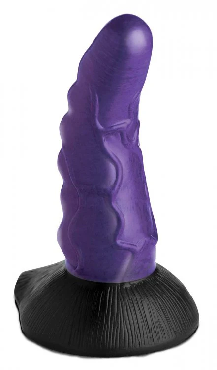 Creature Cocks Orion Invader Veiny Space Alien Silicone Dildo 7.25in - Purple - Image 8