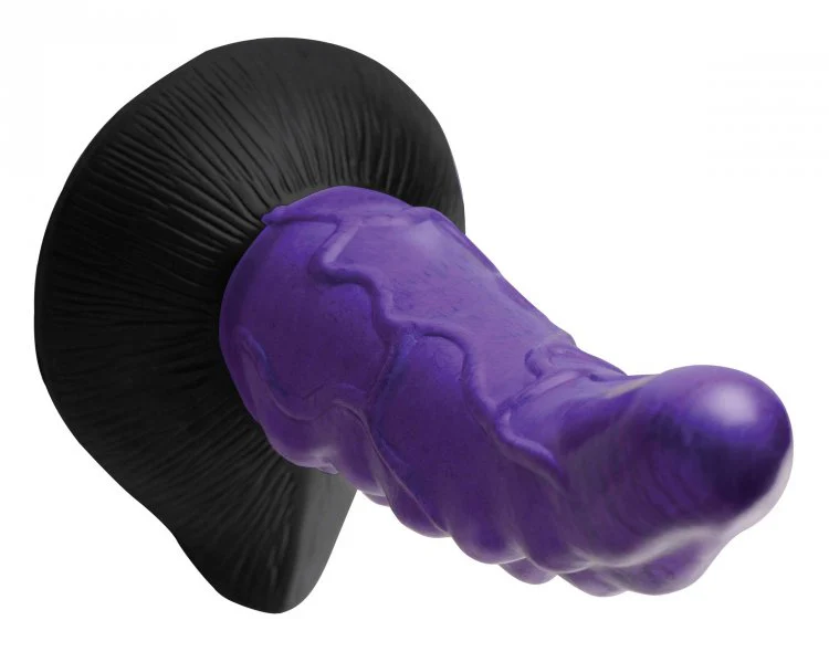 Creature Cocks Orion Invader Veiny Space Alien Silicone Dildo 7.25in - Purple - Image 9