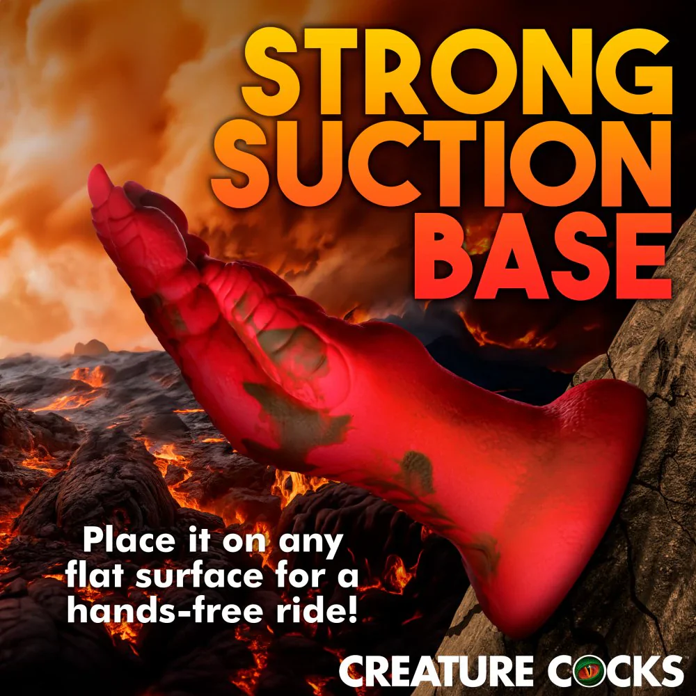 CREATURE COCKS DEMON CLAW FISTING SILICONE DILDO RED - Image 7