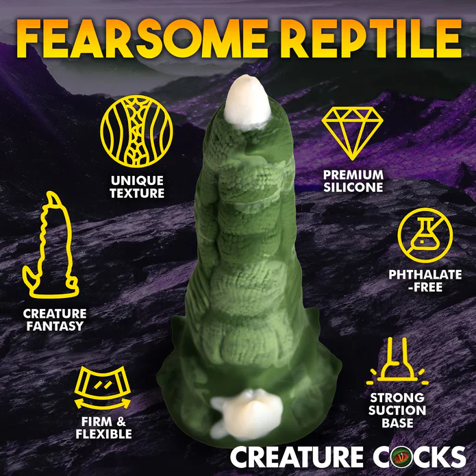Creature Cocks Dragon Claw Silicone Dildo Green - Image 5