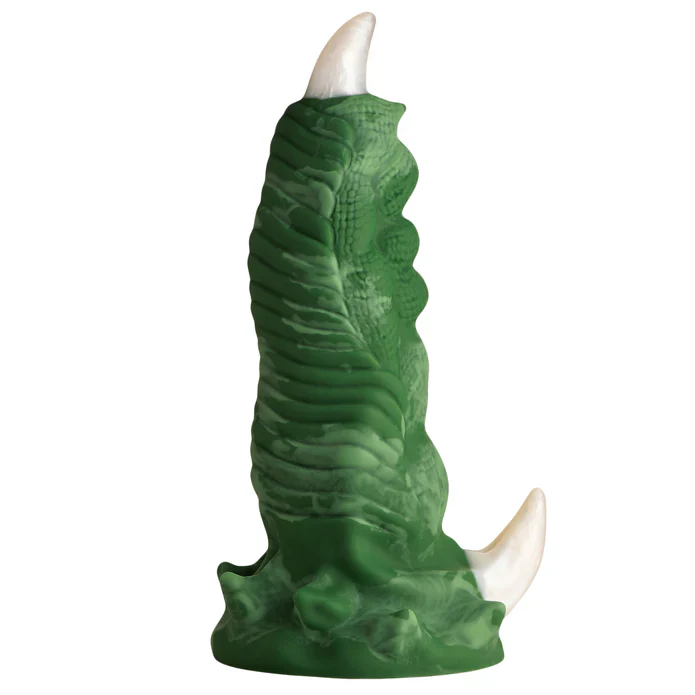 Creature Cocks Dragon Claw Silicone Dildo Green - Image 8