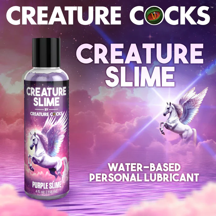 Creature Slime Purple Slime Water-Based Lubricant 4oz - Image 2
