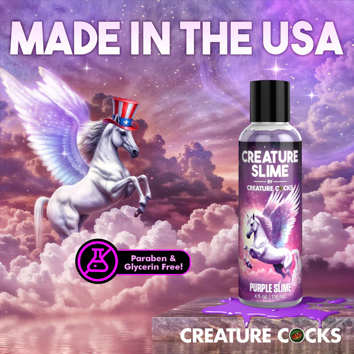 Creature Slime Purple Slime Water-Based Lubricant 4oz - Image 4