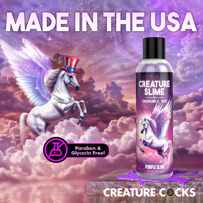 Creature Slime Purple Slime Water-Based Lubricant 8oz - Image 4
