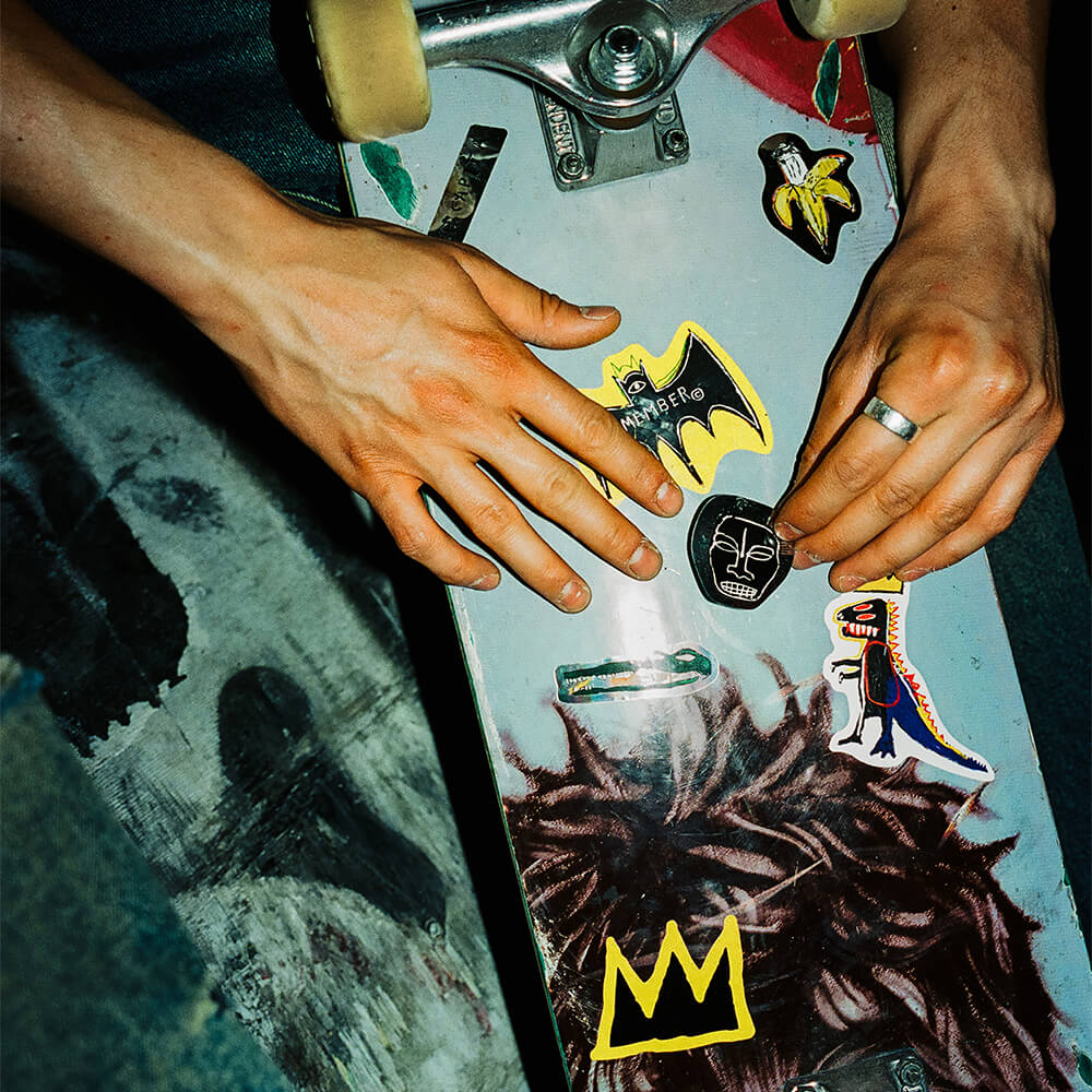 Crown By Basquiat - Die-Cut Sticker - Image 2