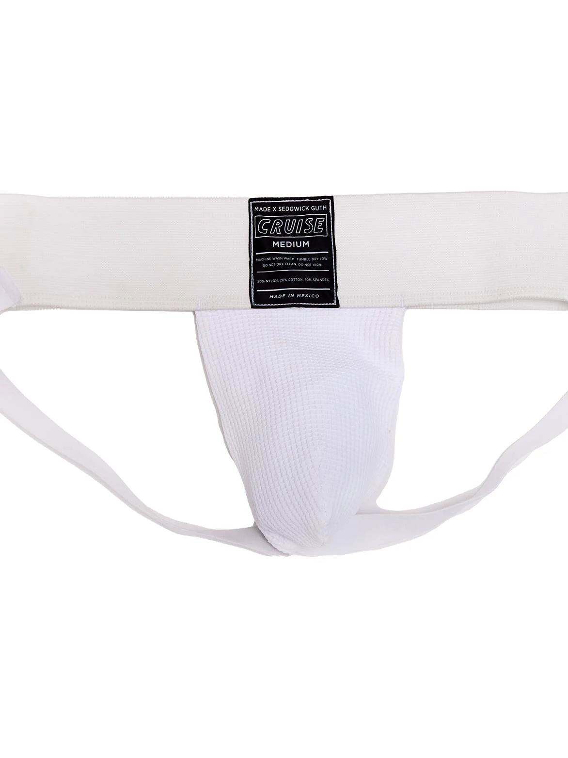 Cruise Classic Jockstrap 3" White - Image 3