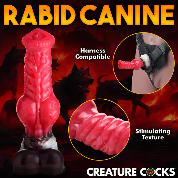 Creature Cocks Cujo Canine Silicone Dildo - XLarge - Image 5