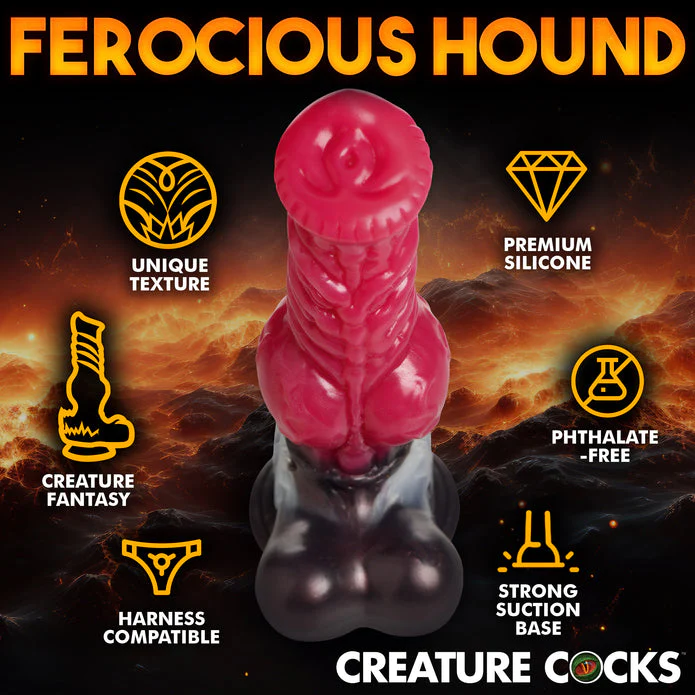 Creature Cocks Cujo Canine Silicone Dildo - XLarge - Image 6