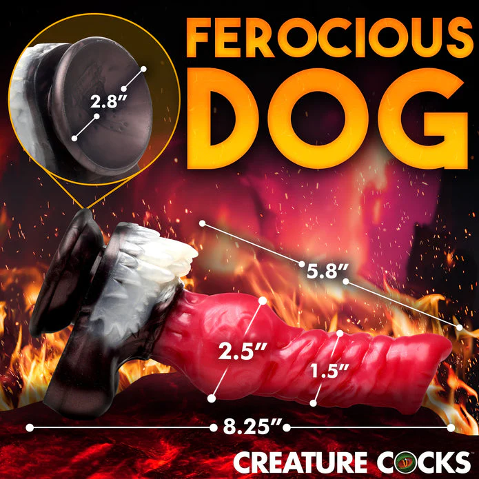Creature Cocks Cujo Canine Silicone Dildo - XLarge - Image 7