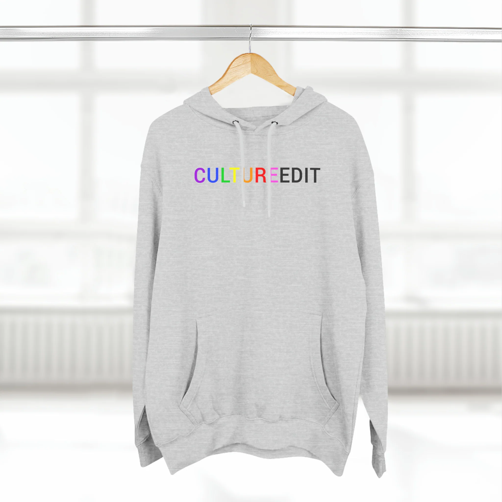CULTUREEDIT Three-Panel Fleece Hoodie - Image 5