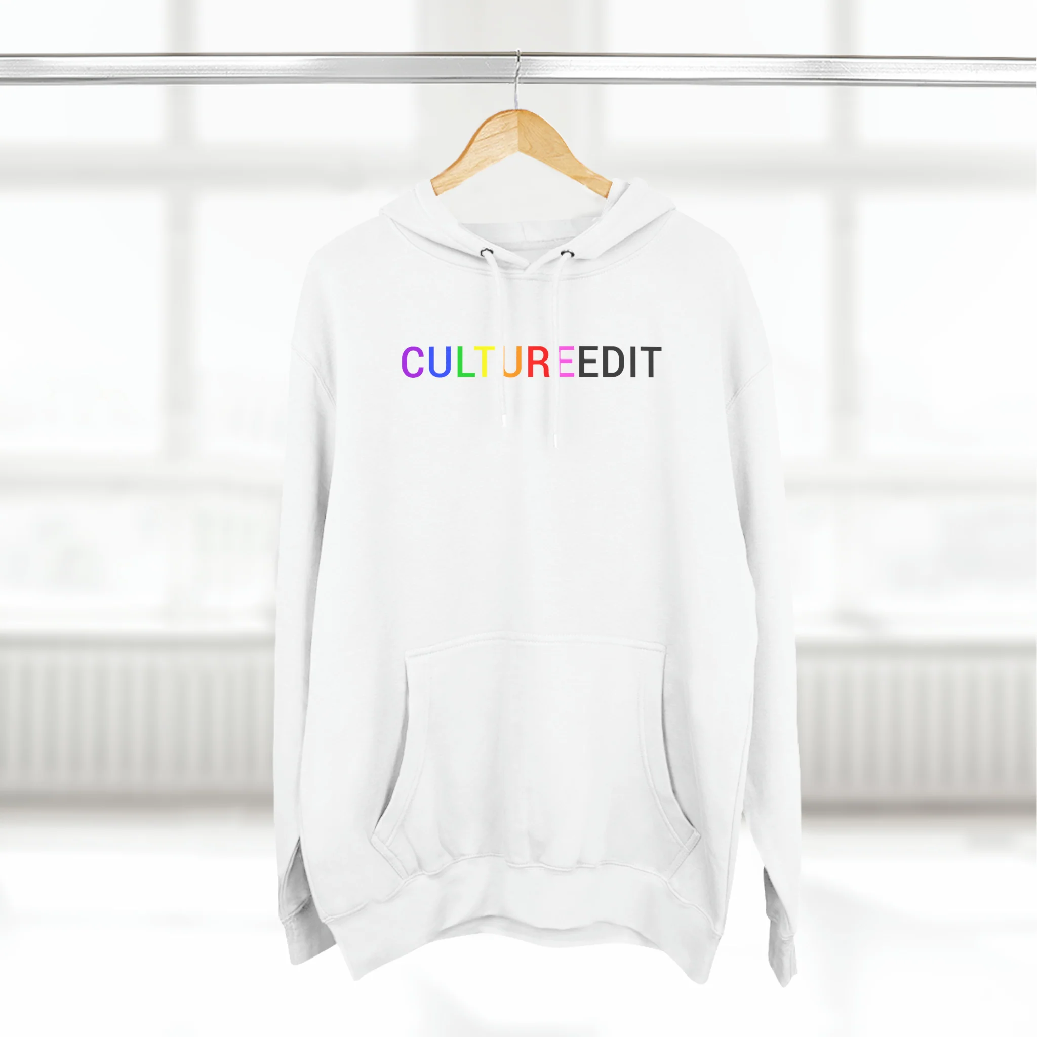 CULTUREEDIT Three-Panel Fleece Hoodie - Image 8