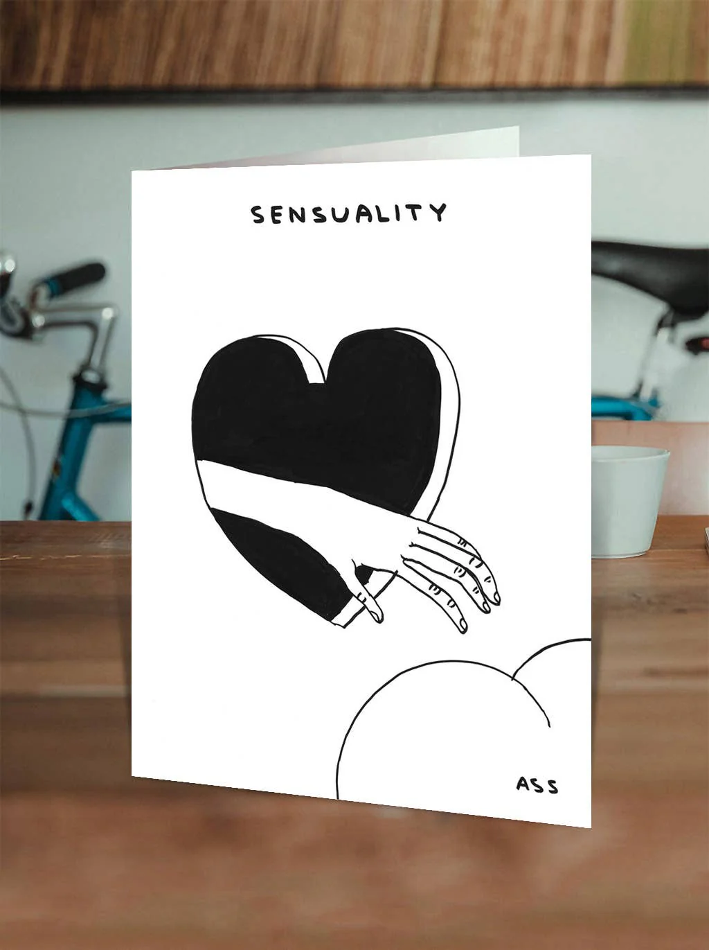 David Shrigley Greeting Card - Sensuality - Image 2