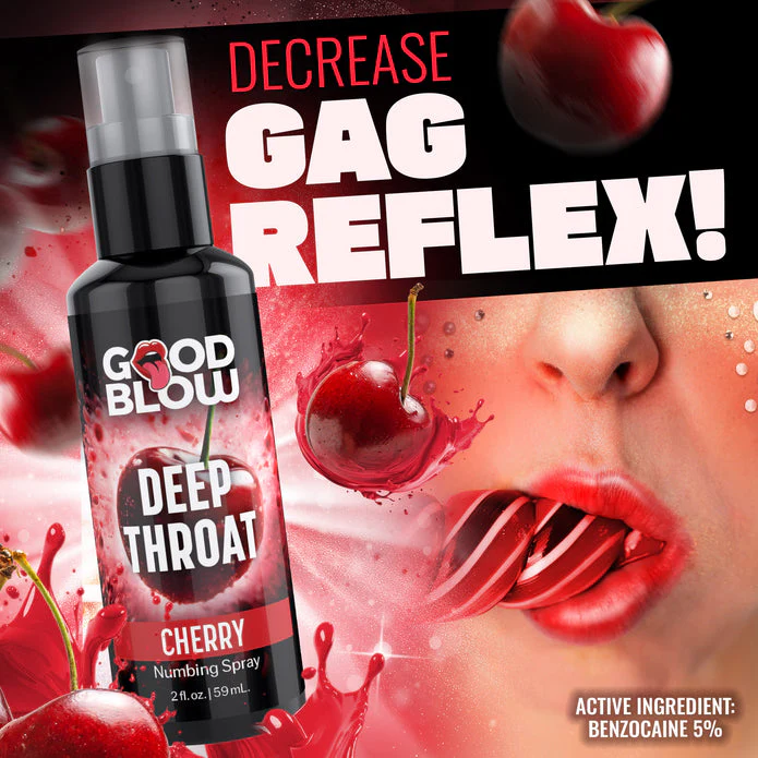 Deep Throat Cherry Numbing Spray 2oz - Image 5