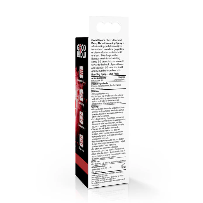 Deep Throat Cherry Numbing Spray 2oz - Image 8
