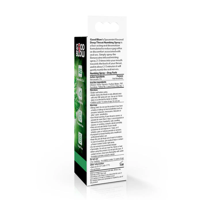 Deep Throat Mint Numbing Spray 2oz - Image 8