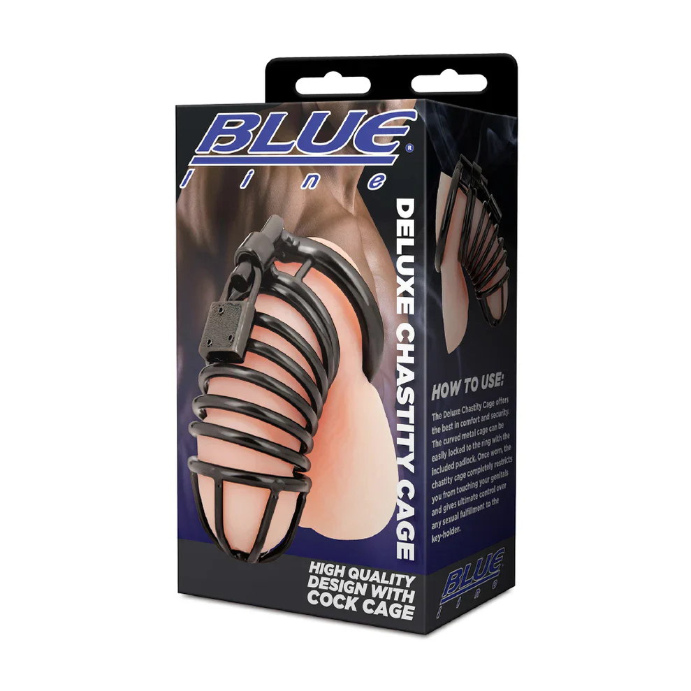 Deluxe Chastity Cock Cage by Blue Line - Image 5