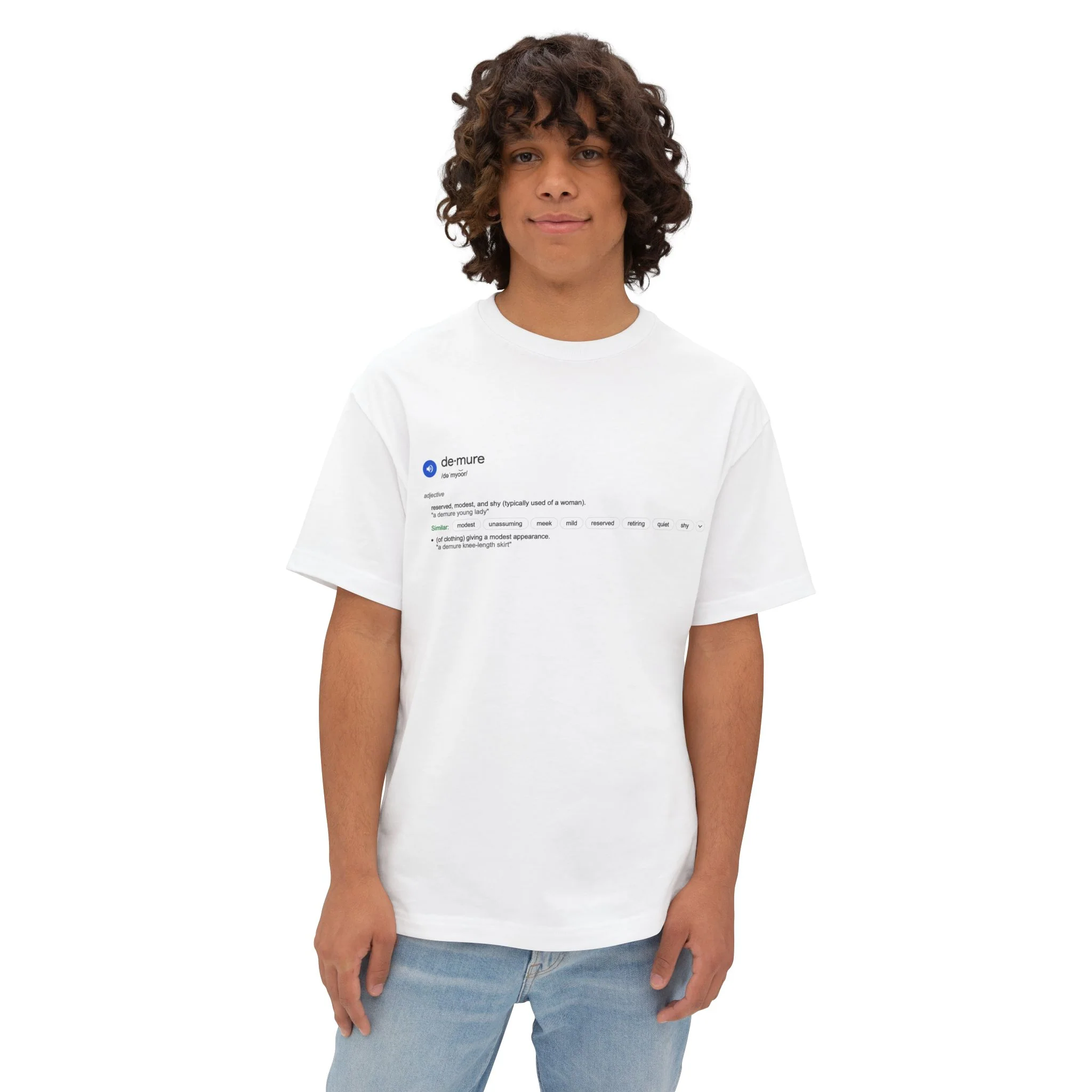 DEMURE Oversized Boxy Tee - Image 3