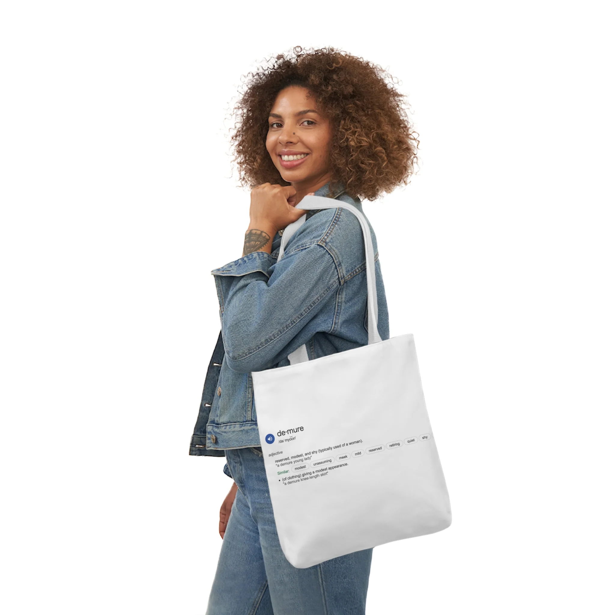 DEMURE Tote Bag - Image 12
