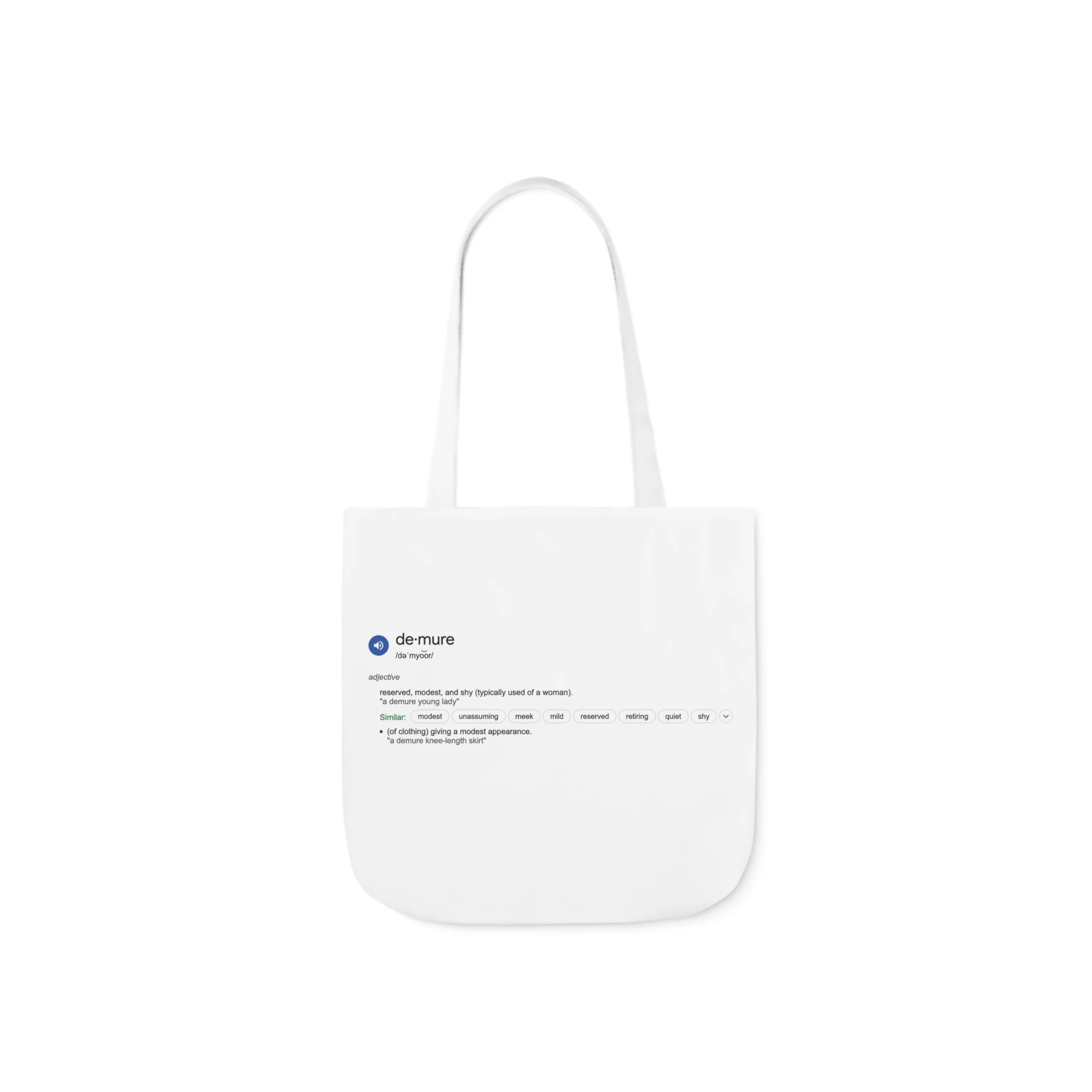 DEMURE Tote Bag - Image 2