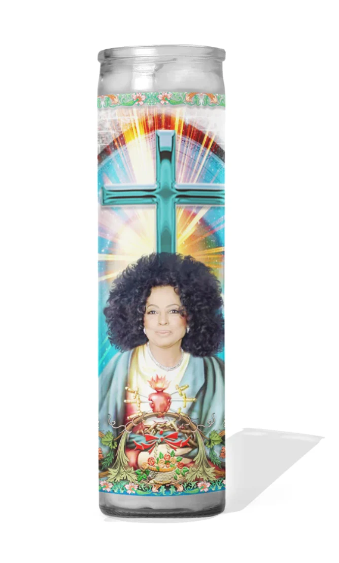 Diana Ross Celebrity Prayer Candle - Image 2