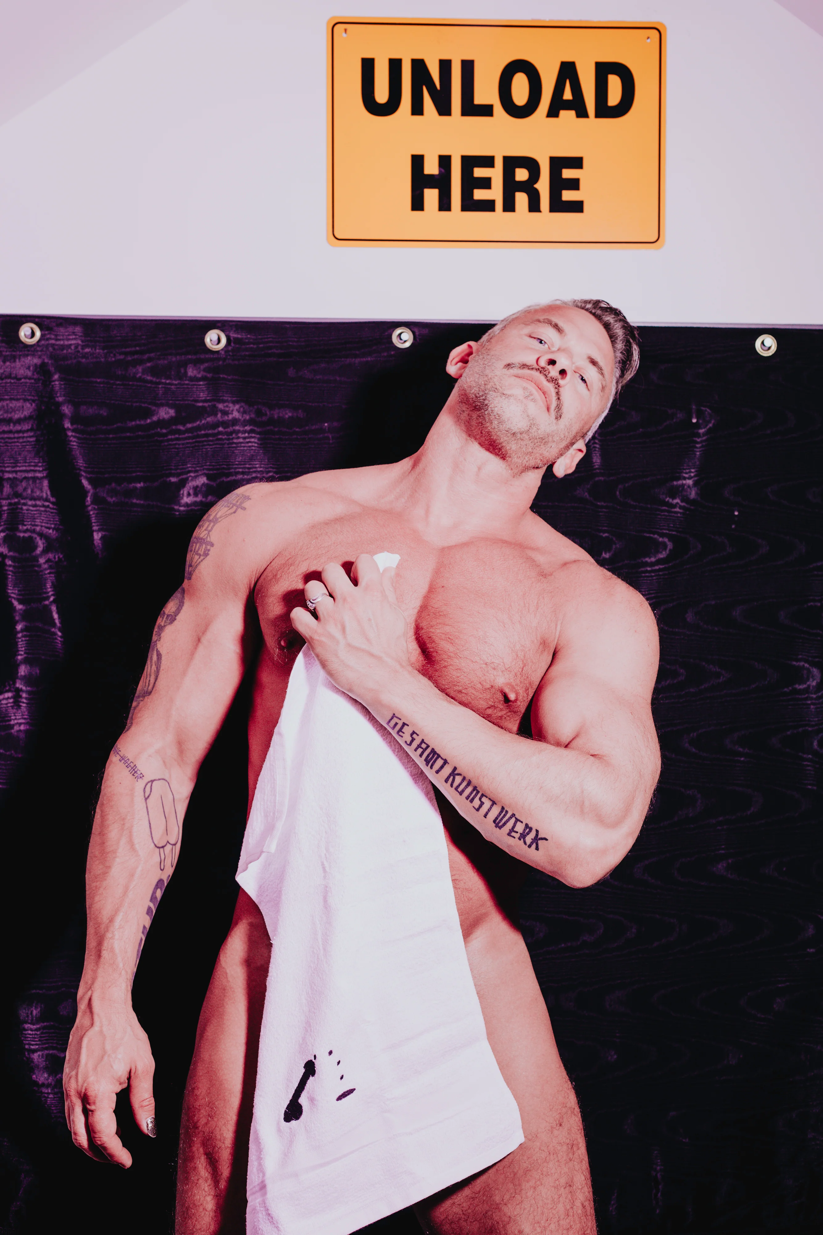 Dick & Cum Embroidered Cum Rag - Image 2