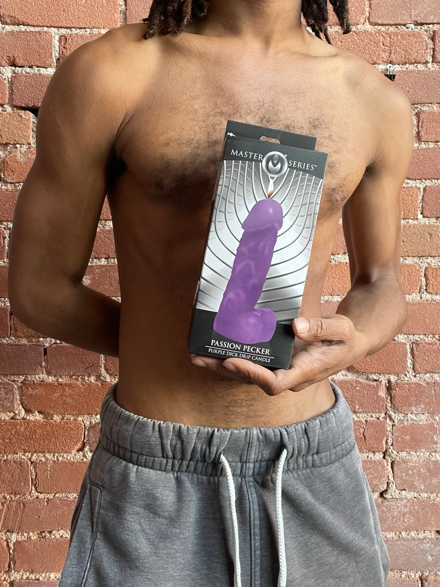 Dick Drip Candle by Master Series - Purple - Image 3