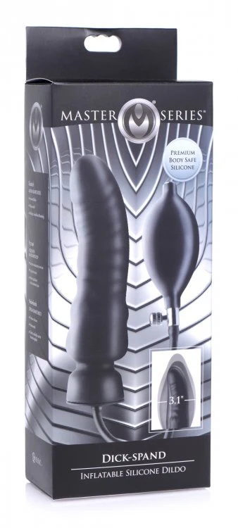 Dick-Spand Inflatable Silicone Dildo - Image 2