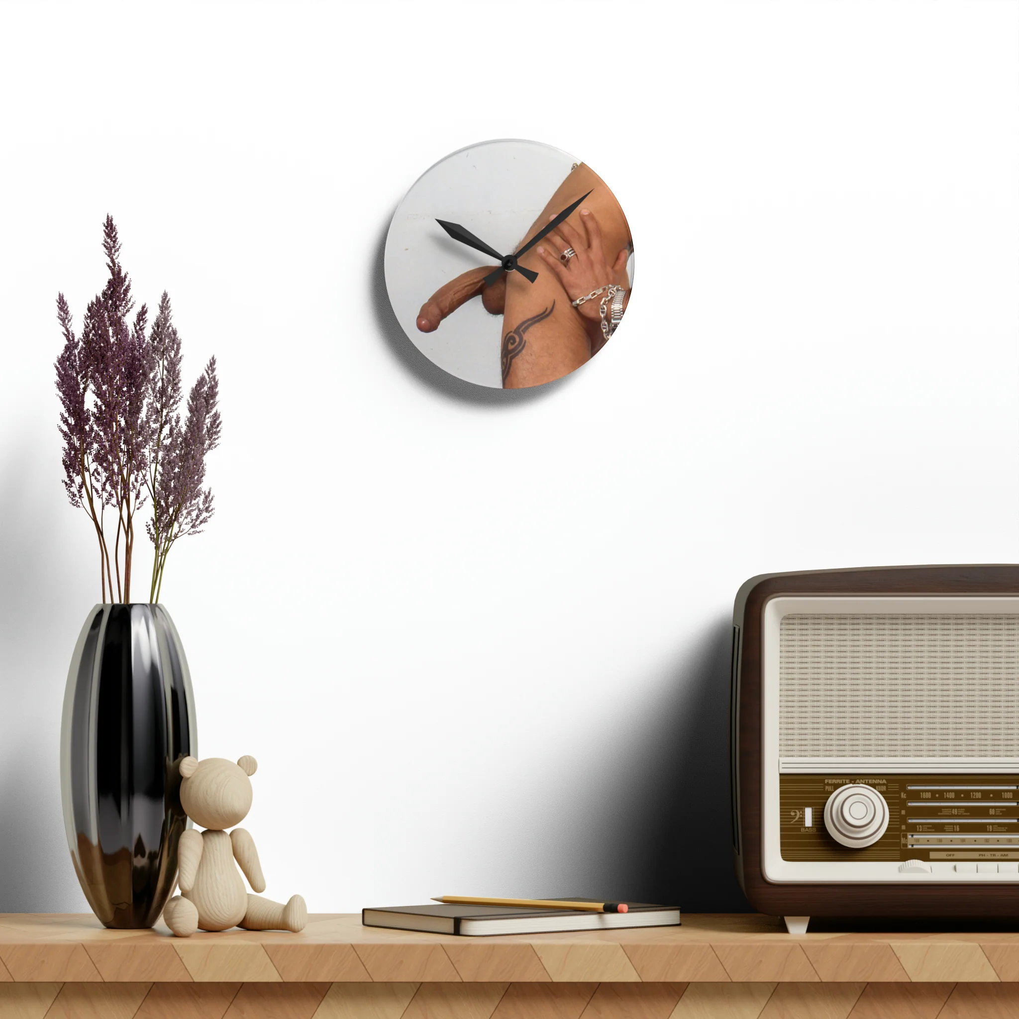 DICK TIME Wall Clock by CHUCK X CULTUREEDIT - Image 4
