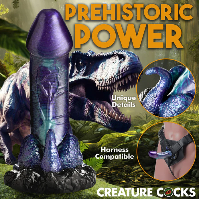 Dino Dick Dinosaur Silicone Dildo - Image 6
