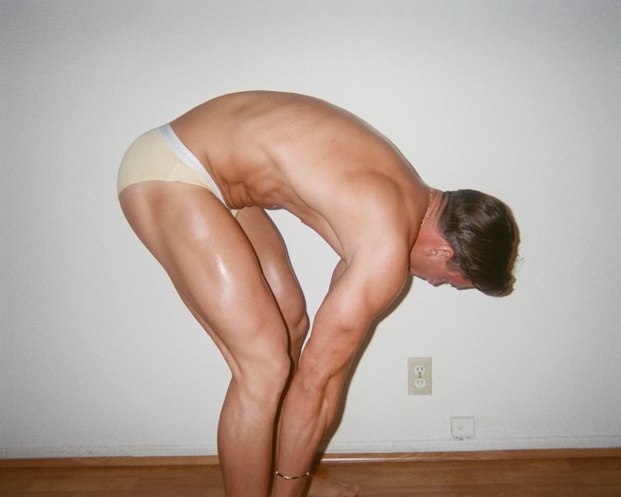 Dominic Albano Ribbed Tencel Brief - Butter - Image 3