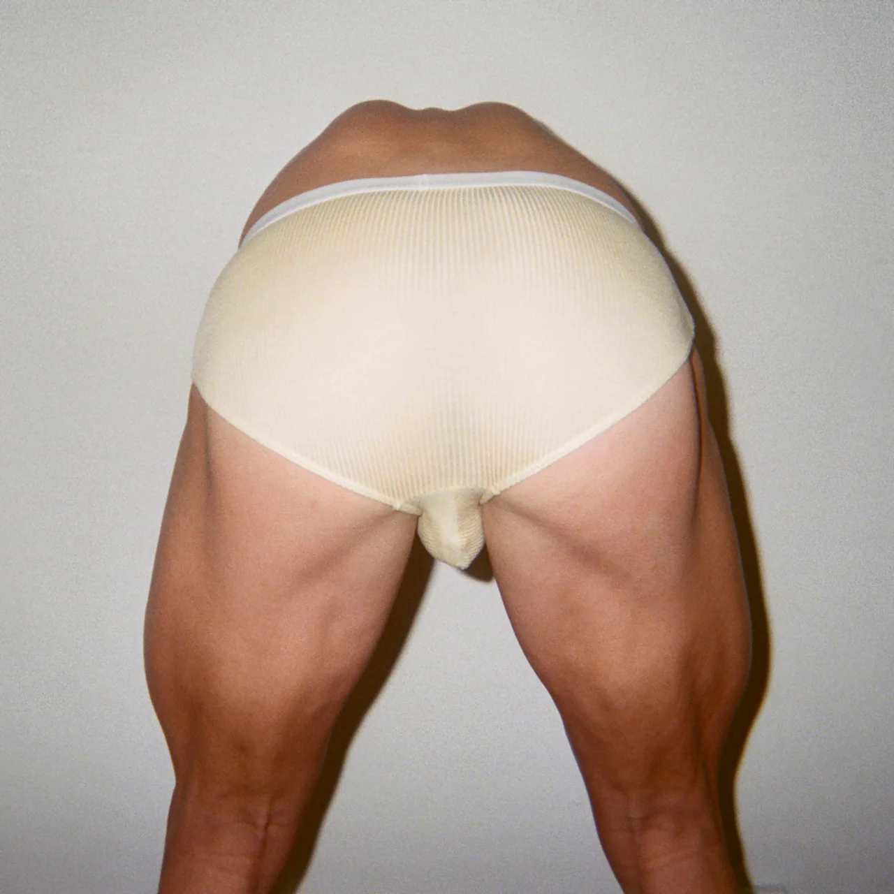 Dominic Albano Ribbed Tencel Brief - Butter - Image 4