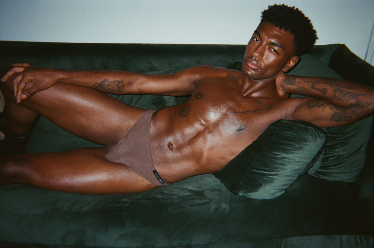 Dominic Albano Tencel Bikini Brief - Chocolate - Image 2
