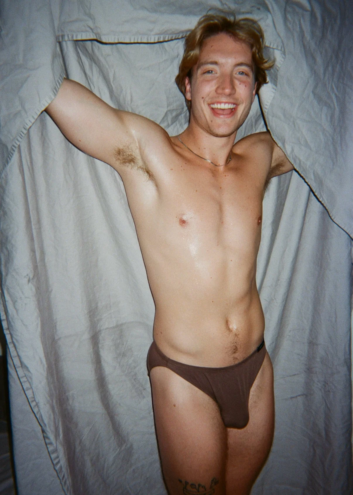 Dominic Albano Tencel Bikini Brief - Chocolate - Image 6