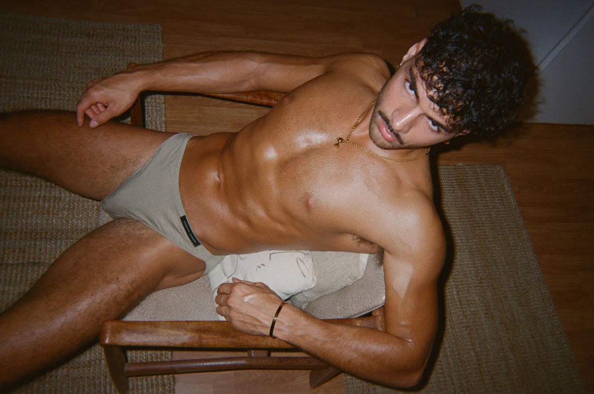 Dominic Albano Tencel Bikini Brief - Olive - Image 3