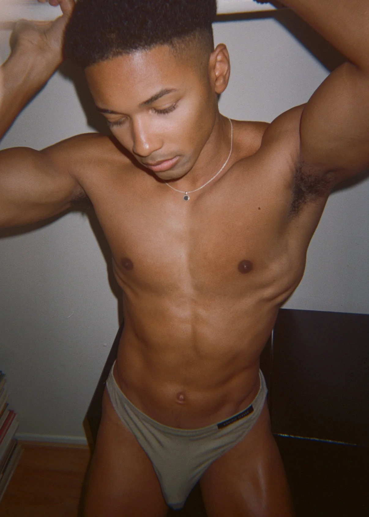 Dominic Albano Tencel Bikini Brief - Olive - Image 5