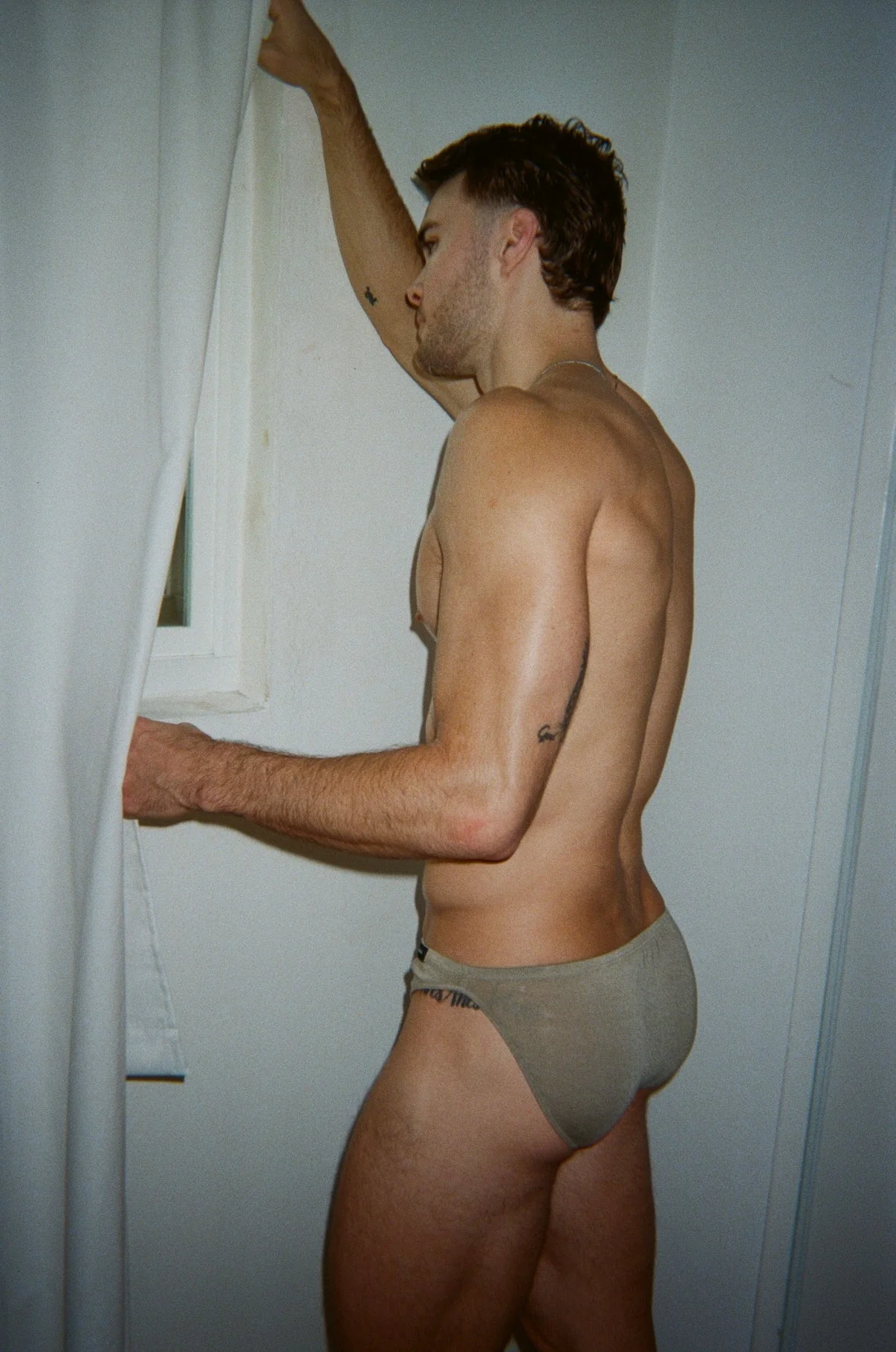 Dominic Albano Tencel Bikini Brief - Olive - Image 6