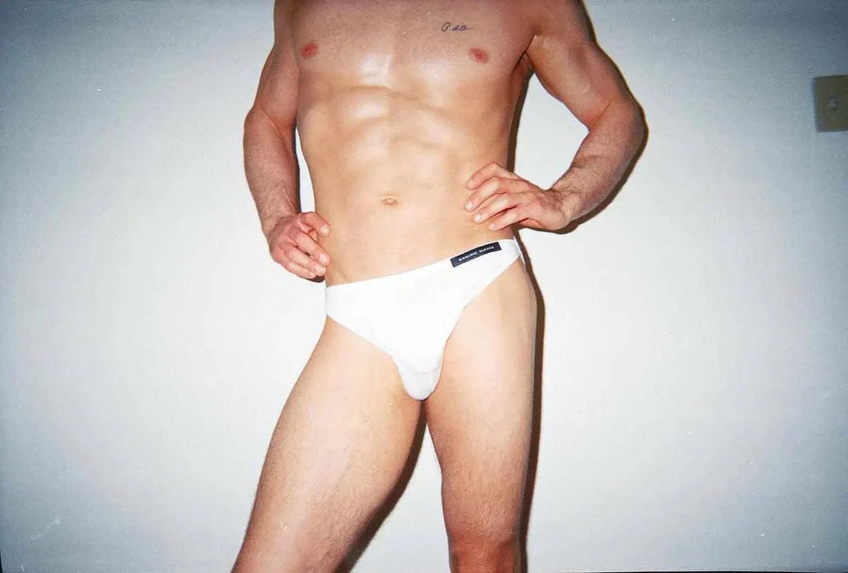 Dominic Albano Tencel Bikini Brief - White - Image 2