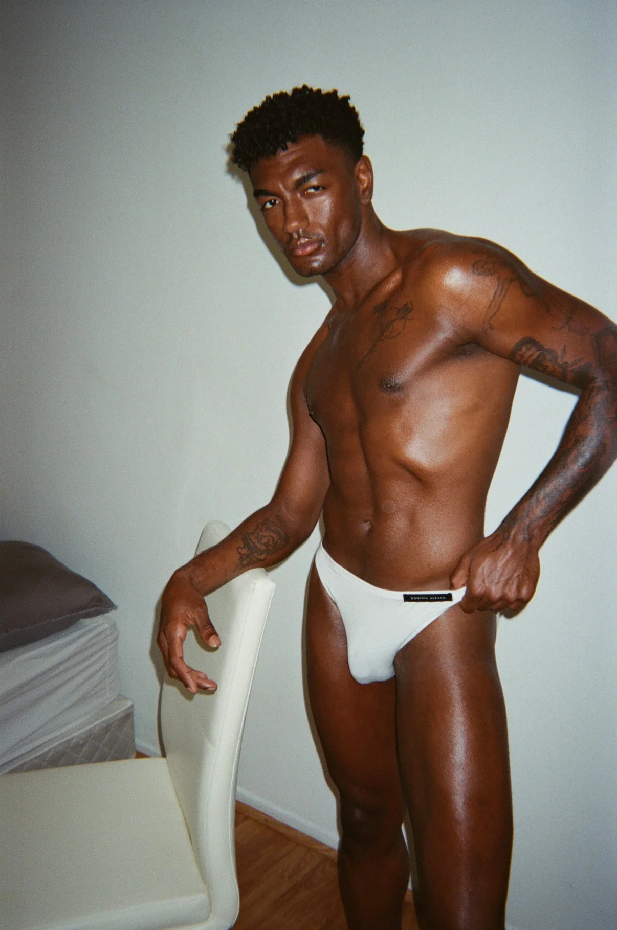 Dominic Albano Tencel Bikini Brief - White - Image 5