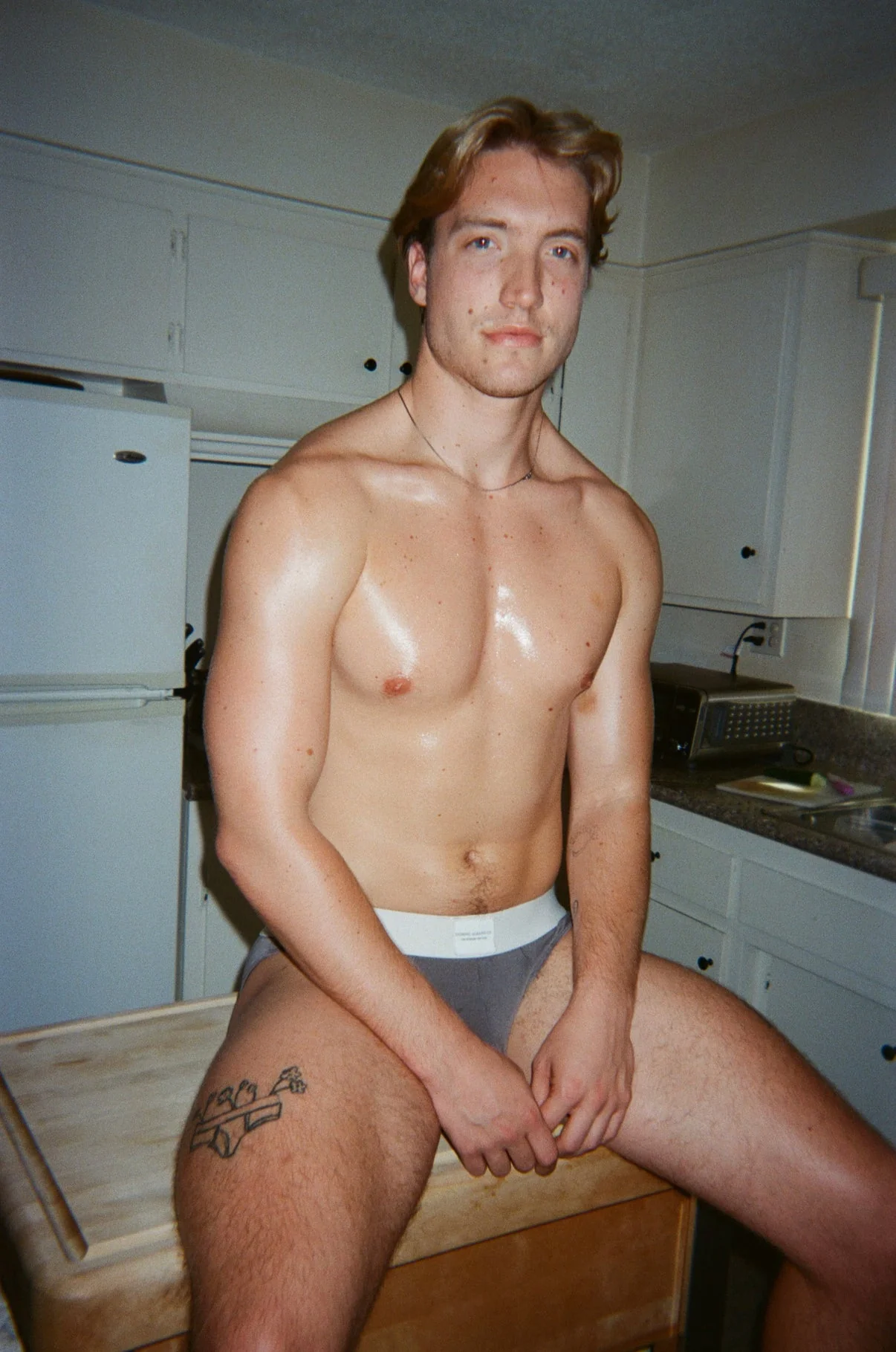 Dominic Albano Tencel Brief - Charcoal - Image 2