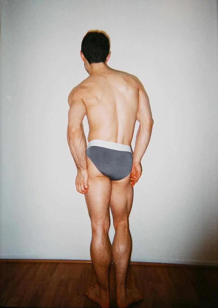 Dominic Albano Tencel Brief - Charcoal - Image 6