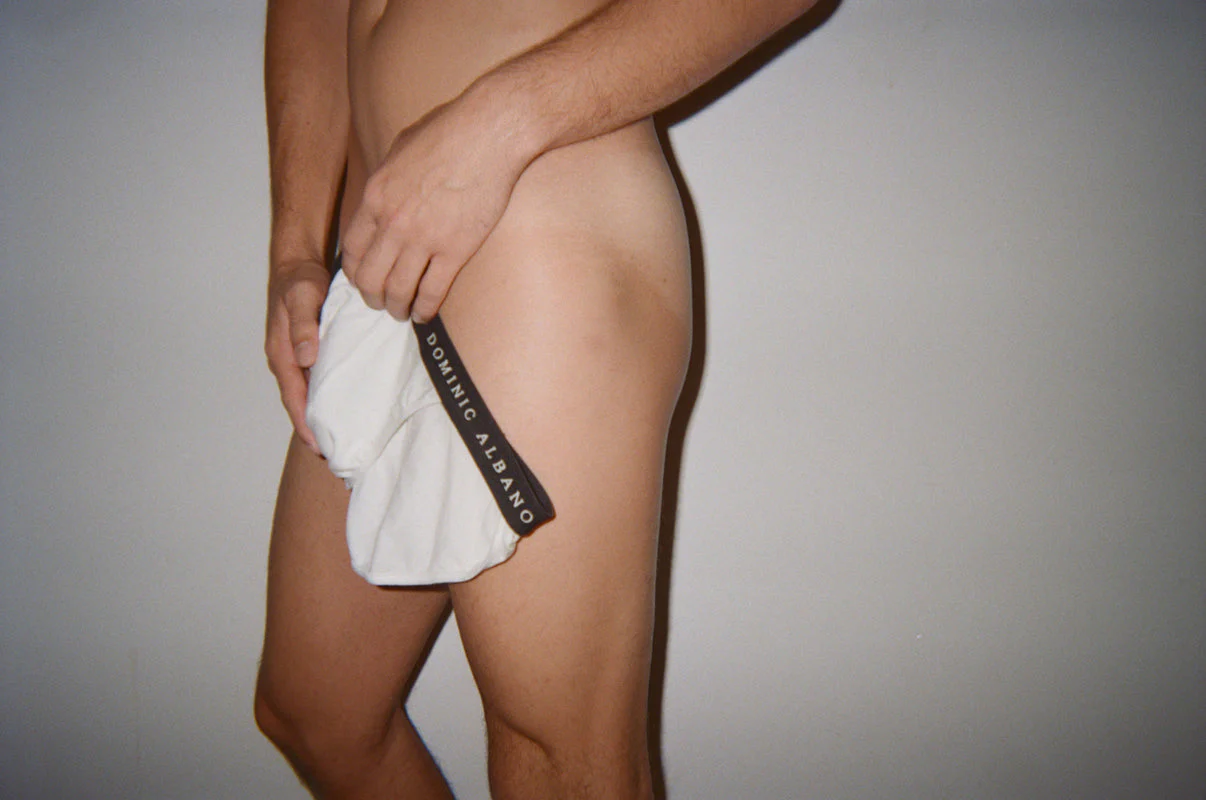Dominic Albano Tencel Sport Brief - White - Image 3