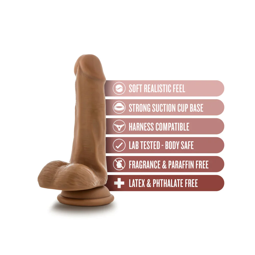 Dr. Jeffrey 6.5 Inch Long Dildo - Caramel - Image 3