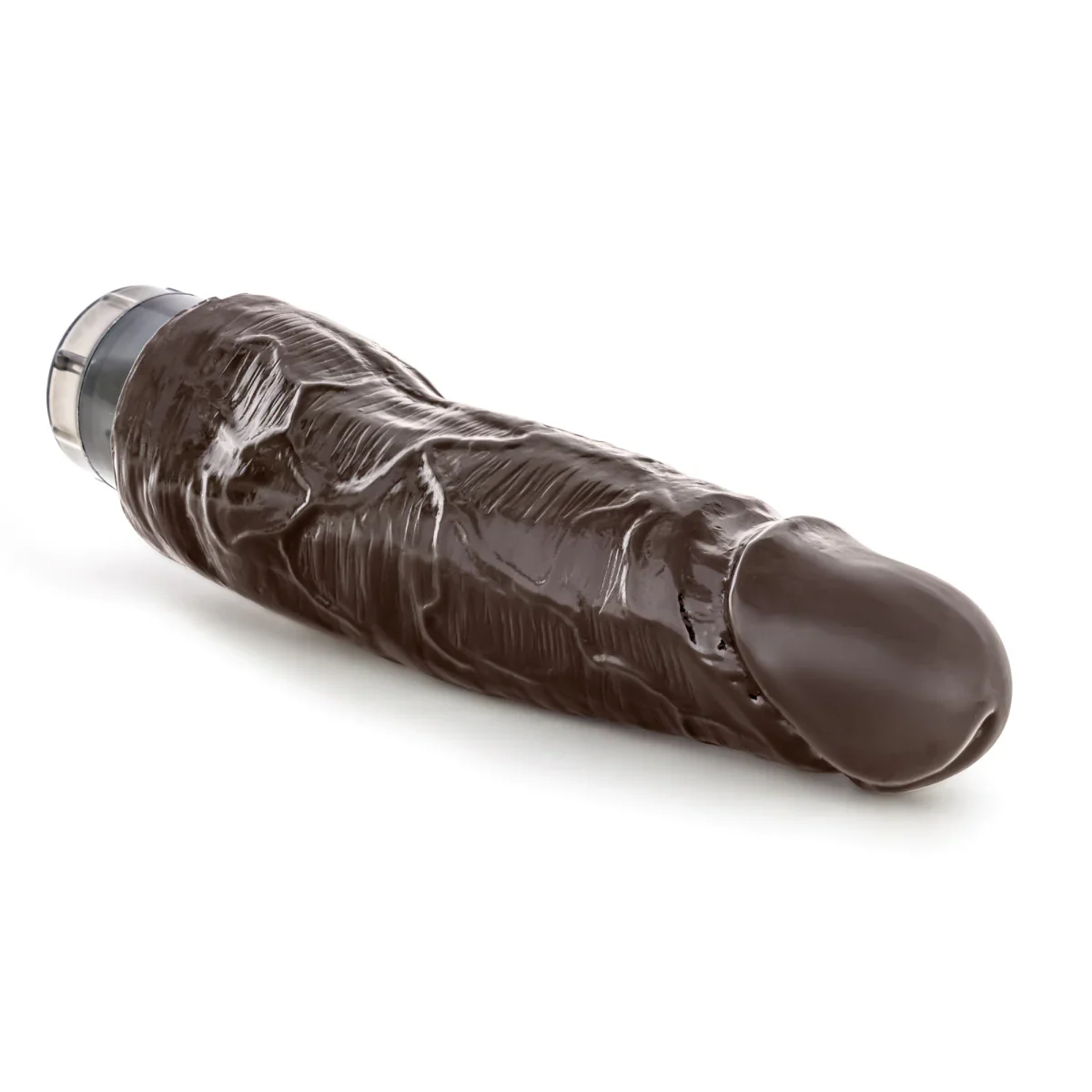 Dr. Skin Cock Vibe 14 Realistic Chocolate 8.25-Inch Long Vibrating Dildo - Image 5